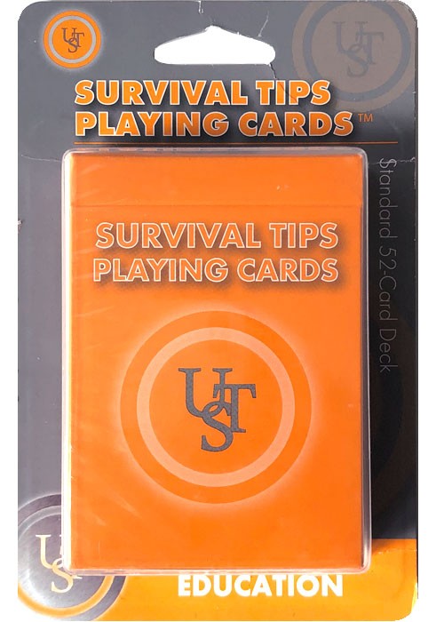 Ultimate Survival Technologies Survival Tip Playing Cards Educational Card Deck 