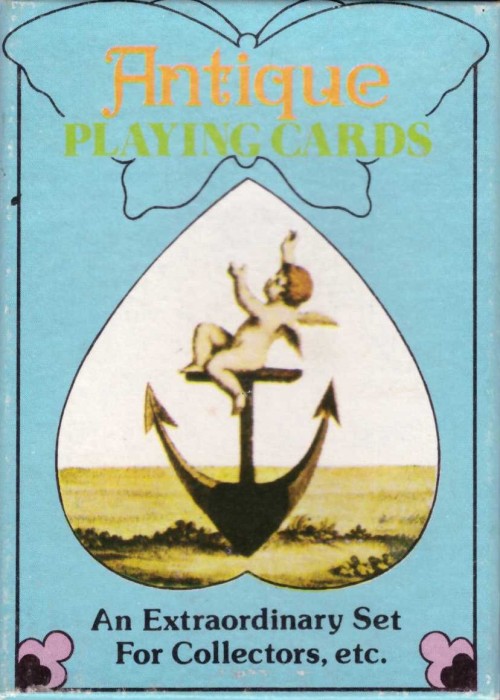 Vintage antique playing cards from Merrimack.