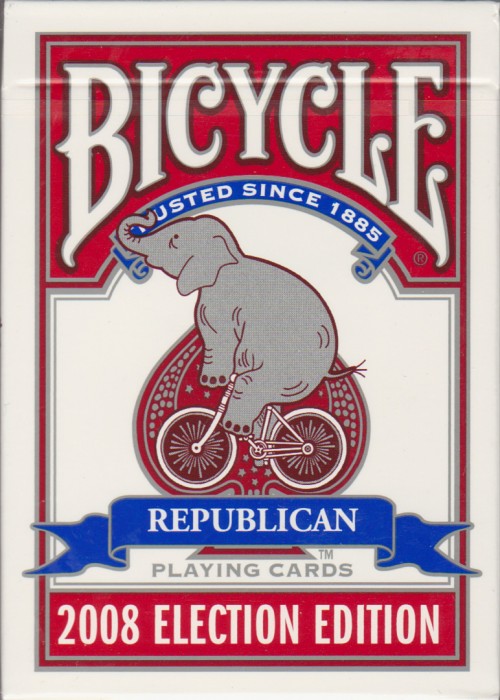 1 Decks Bicycle Election Edition 2008 DEMOCRAT playing cards 