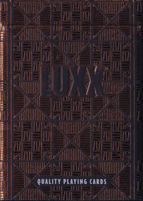 LUXX® GREILLE PLAYING CARDS BLACK & COPPER FOIL BACK DECKS BRAND NEW 