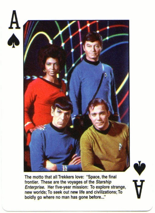 Vintage 1998 Orig Star Trek Collector Playing Cards 1st In Series Hoyle Products 