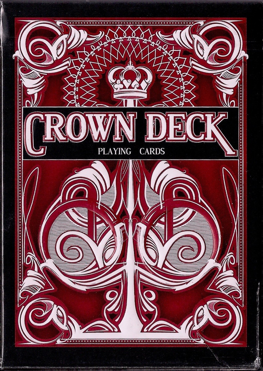 RED The Crown Deck by The Blue Crown high quality LTD playing cards 